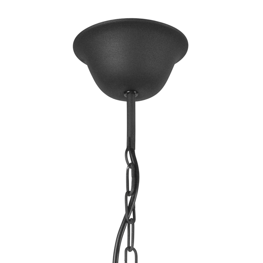 Chandelier on a chain LUCY 3xE14/60W/230V black