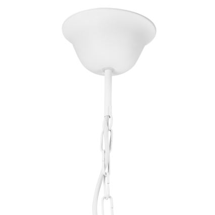 Chandelier on a chain LUCY 3xE14/60W/230V white