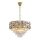 Chandelier on a chain LUXURIA 9xE14/40W/230V gold