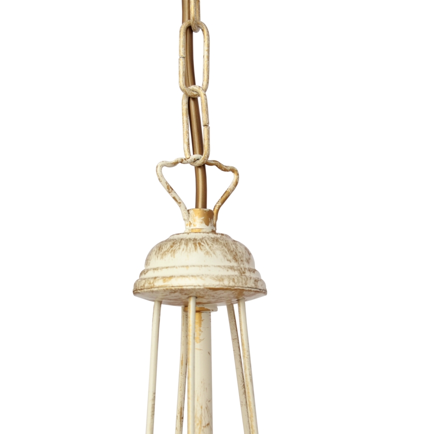 Chandelier on a chain MALBO 3xE27/15W/230V beige