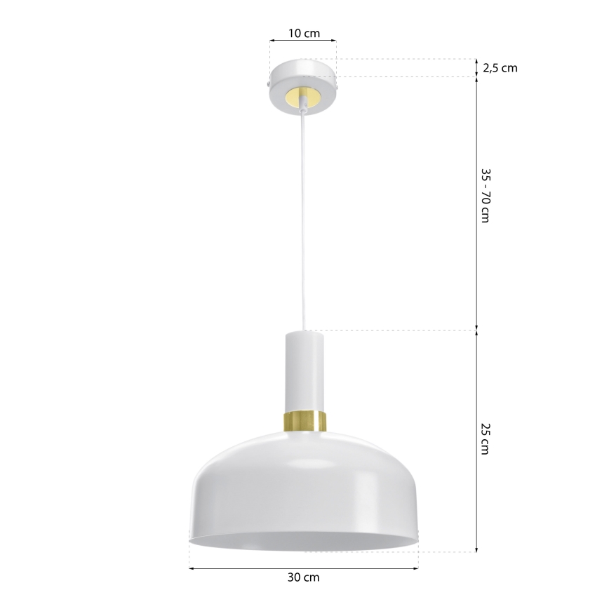 Chandelier on a chain MALMO 1xE27/60W/230V