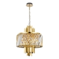 Chandelier on a chain MARGOT 6xE14/40W/230V d. 43 cm gold