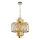 Chandelier on a chain MARGOT 6xE14/40W/230V d. 43 cm gold