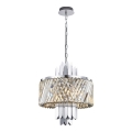 Chandelier on a chain MARGOT 6xE14/40W/230V matte chrome