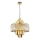Chandelier on a chain MARGOT 9xE14/40W/230V d. 55 cm gold