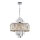 Chandelier on a chain MARGOT 9xE14/40W/230V matte chrome