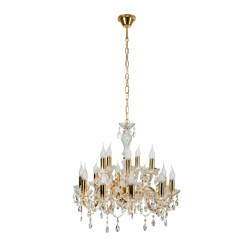 Chandelier on a chain MARIA TERESA 15xE14/40W/230V