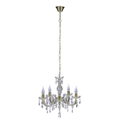 Chandelier on a chain MARIA TERESA 5xE14/40W/230V