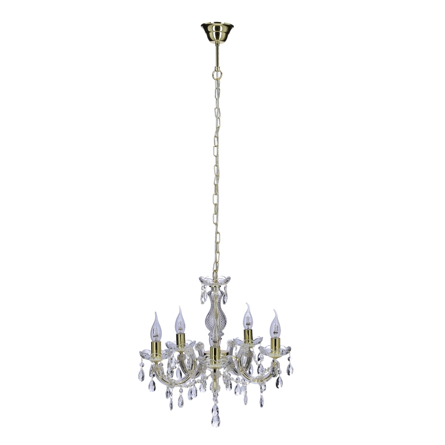 Chandelier on a chain MARIA TERESA 5xE14/40W/230V