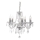 Chandelier on a chain MARIE 5xE14/40W/230V shiny chrome