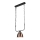 Chandelier on a chain MARIO 1xE27/60W/230V brass
