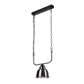 Chandelier on a chain MARIO 1xE27/60W/230V chrome