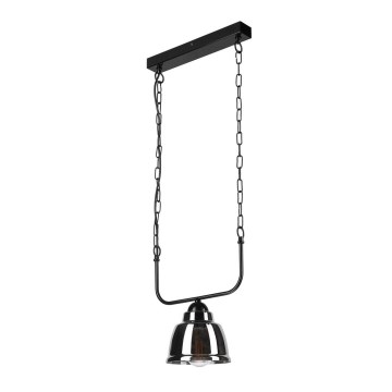 Chandelier on a chain MARIO 1xE27/60W/230V chrome