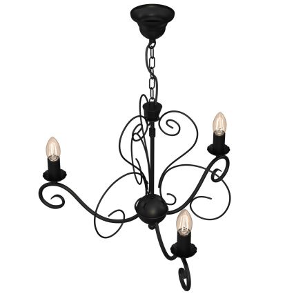 Chandelier on a chain MAURO 3xE14/60W/230V