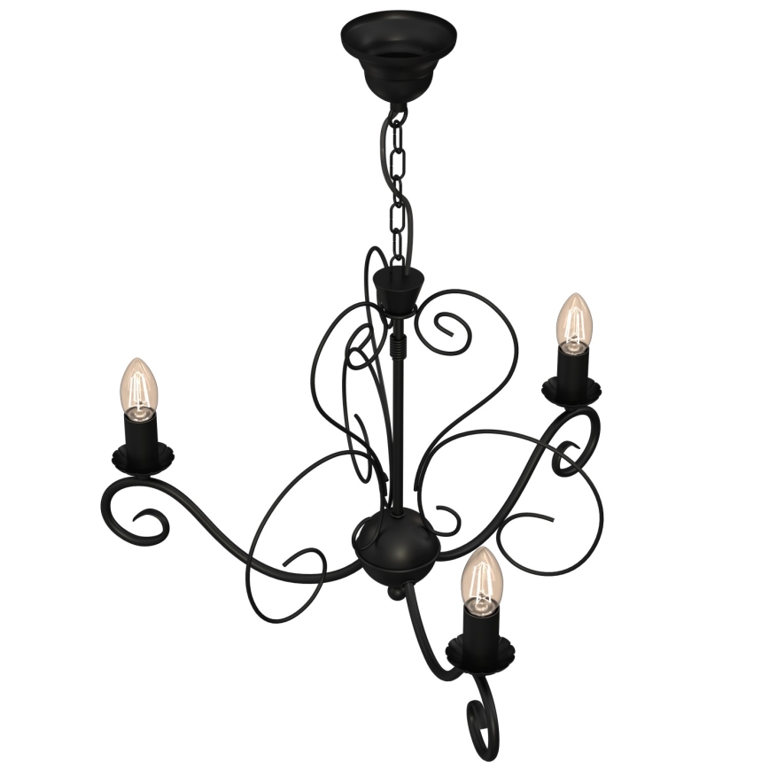 Chandelier on a chain MAURO 3xE14/60W/230V