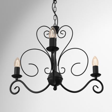 Chandelier on a chain MAURO 3xE14/60W/230V