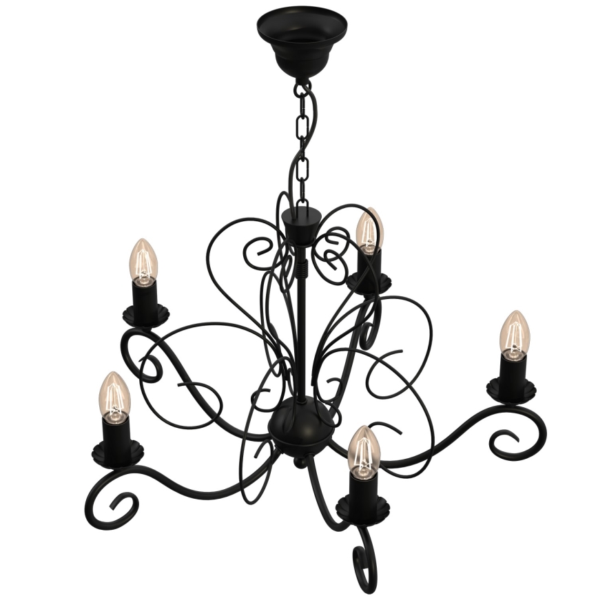 Chandelier on a chain MAURO 5xE14/60W/230V