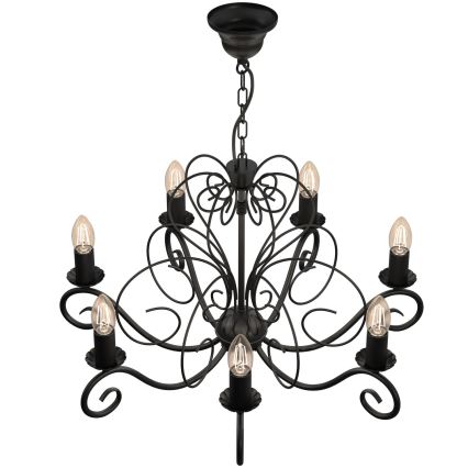 Chandelier on a chain MAURO 7xE14/60W/230V