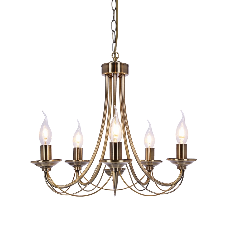 Chandelier on a chain MUZA 5xE14/40W/230V