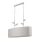 Chandelier on a chain NOEMI 2xE27/60W/230V silver