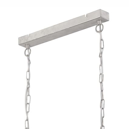 Chandelier on a chain NOEMI 2xE27/60W/230V silver