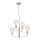 Chandelier on a chain ORLANDO 4xE27/60W/230V silver
