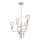 Chandelier on a chain ORLANDO 6xE27/60W/230V silver