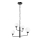 Chandelier on a chain OSCAR 4xG9/5W/230V black