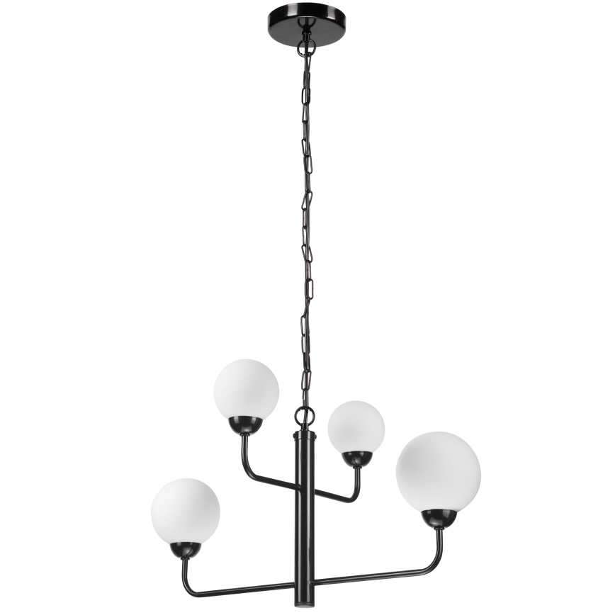 Chandelier on a chain OSCAR 4xG9/5W/230V black