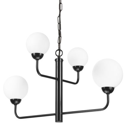 Chandelier on a chain OSCAR 4xG9/5W/230V black