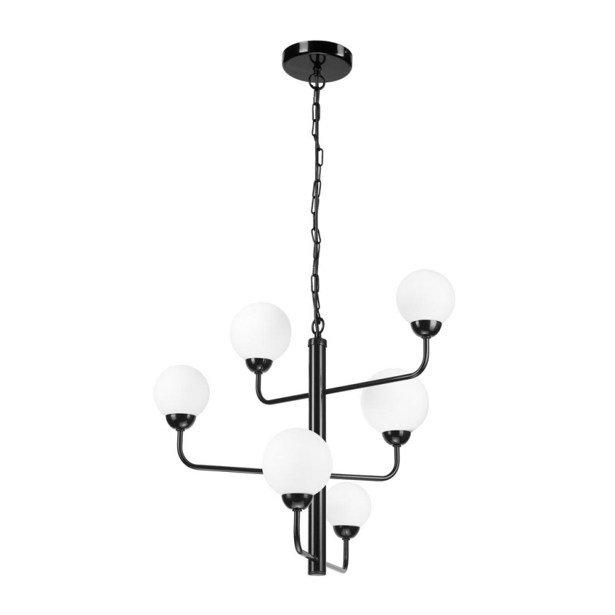 Chandelier on a chain OSCAR 6xG9/5W/230V black