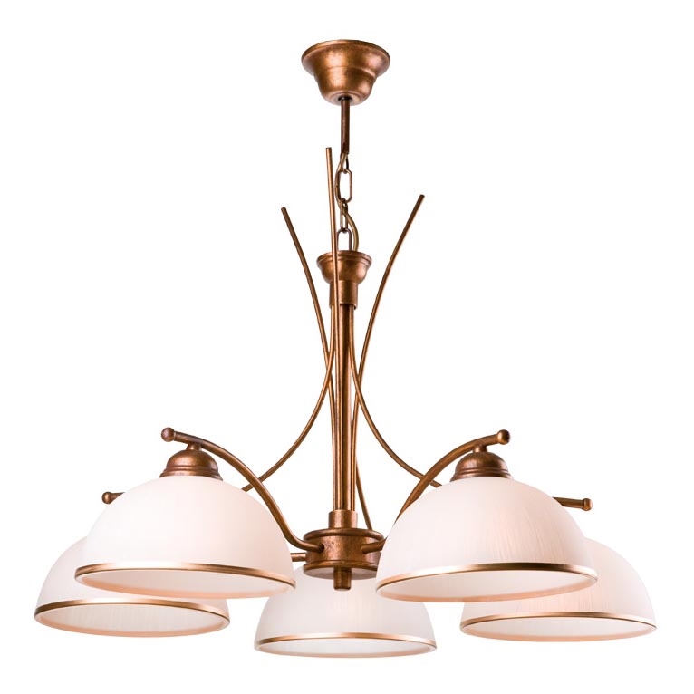 Chandelier on a chain PATRYCJA 5xE27/60W/230V