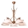 Chandelier on a chain PATRYCJA 5xE27/60W/230V