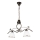 Chandelier on a chain RETRO 2xE27/60W/230V bronze/patina