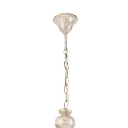 Chandelier on a chain RETRO 2xE27/60W/230V gold/patina