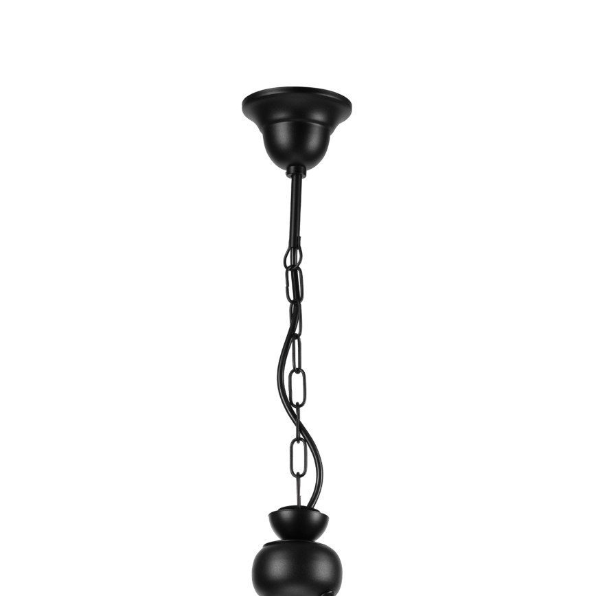 Chandelier on a chain RETRO 2xE27/60W/230V matte black