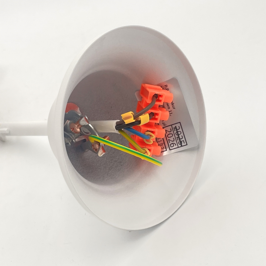 Chandelier on a chain RETRO 2xE27/60W/230V matte white