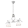 Chandelier on a chain RETRO 2xE27/60W/230V silver