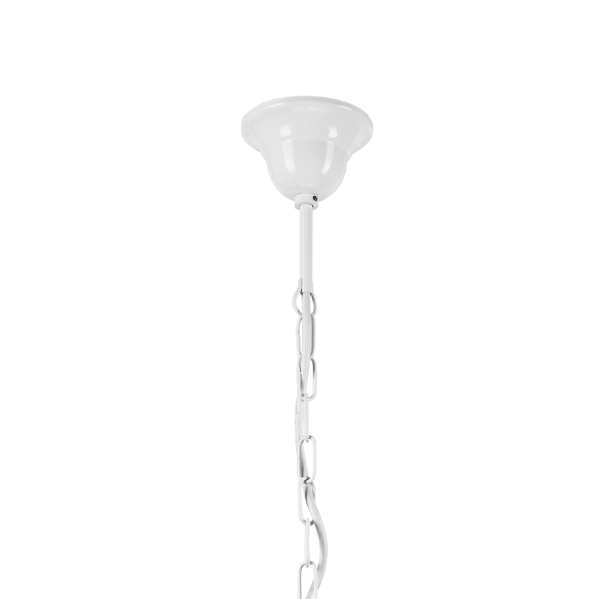 Chandelier on a chain RETRO 3xE27/60W/230V white/colorful