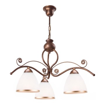 Chandelier on a chain RETRO II 3xE27/60W/230V