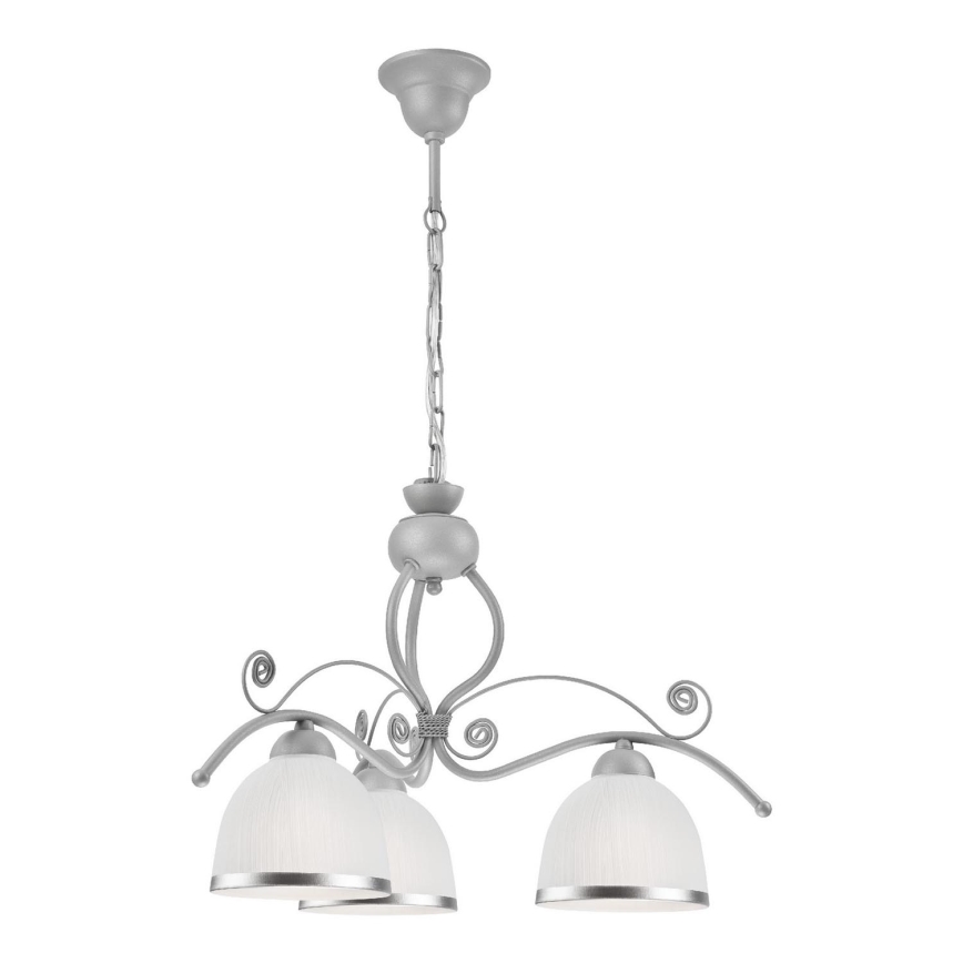 Chandelier on a chain RETRO II 3xE27/60W/230V