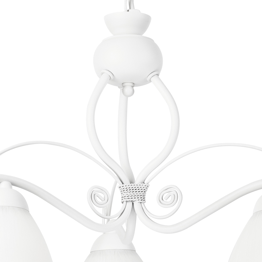 Chandelier on a chain RETRO II 3xE27/60W/230V white