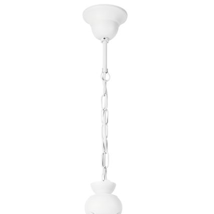 Chandelier on a chain RETRO II 3xE27/60W/230V white