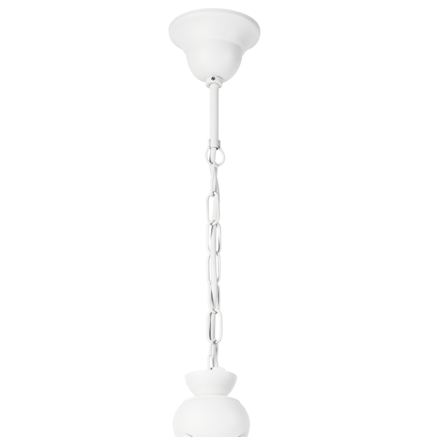 Chandelier on a chain RETRO II 3xE27/60W/230V white