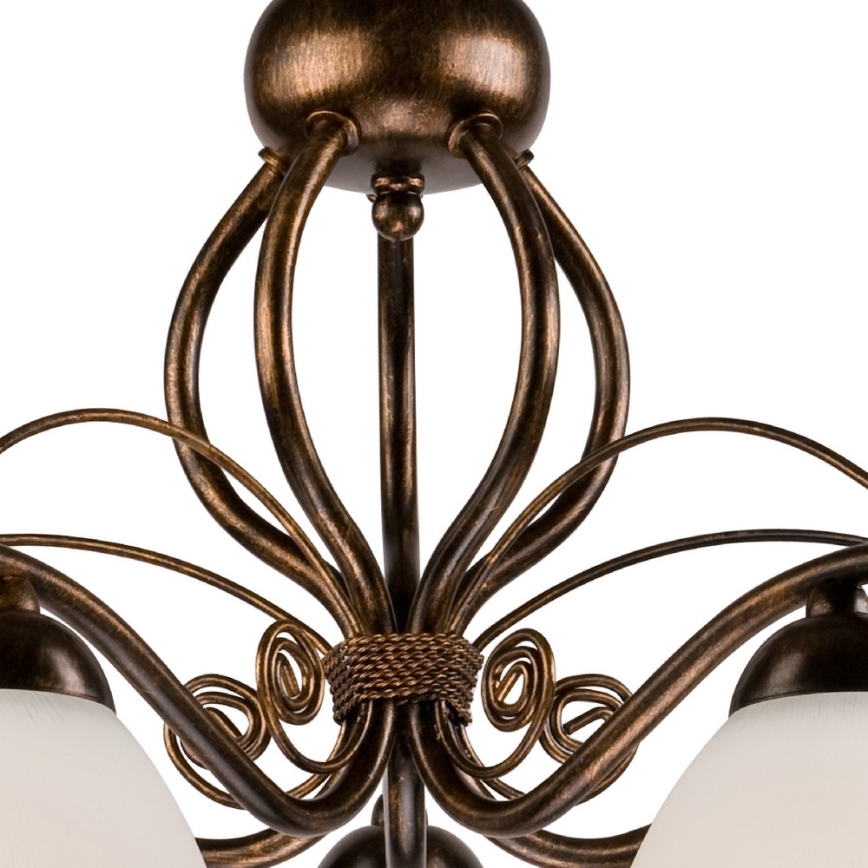 Chandelier on a chain RETRO II 5xE27/60W/230V