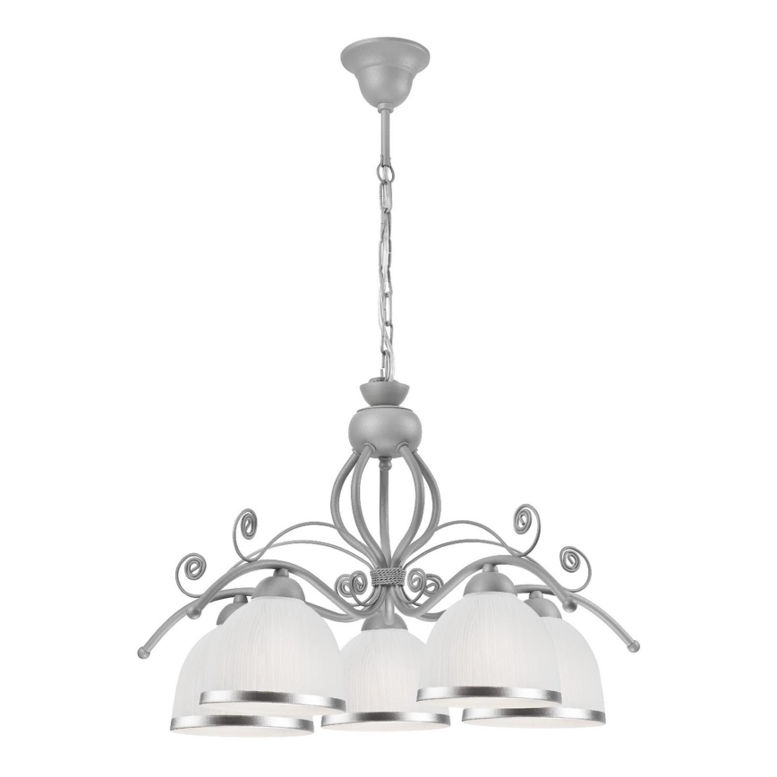 Chandelier on a chain RETRO II 5xE27/60W/230V