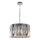 Chandelier on a chain RITZ 12xE14/40W/230V d. 54 cm shiny chrome