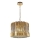 Chandelier on a chain RITZ 7xE14/40W/230V d. 42 cm gold