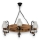 Chandelier on a chain ROATA 6xE14/40W/230V d. 70 cm beech - FSC certified