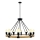 Chandelier on a chain ROPE ARTHUR 8xE27/20W/230V